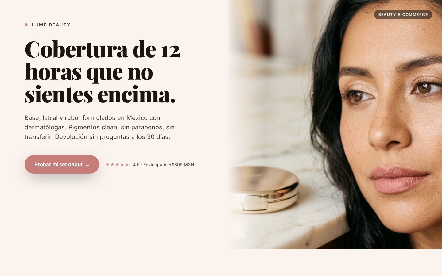 Lume Beauty — Beauty E-commerce